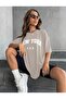 Women's USA New York Printed Oversize T-shirt - 4