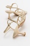 NEBEL Ecru Skin Women's Heeled Sandals - 3