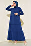Women's Wide Dress with Front Trim