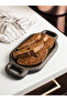 Wooden Handle Presentation Bowl - Presentation Plate - Wooden Breakfast Plate - Presentation Bowl