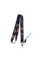 Popeye Popeyes Black Card Strap Lanyard, Collar Strap Lanyard, Phone Strap And White Plastic Horizontal Card Holder - 3