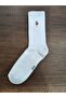 3 Pairs Towel Bottom Sole White Sports Socks Fruit Embroidered Cotton Premium Series - 3