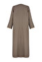 Kahverengi Taş Renk Bloklu Uzun Aerobin Dokuma Kap & Ferace & Abaya TCTSS24KF00011 - 8
