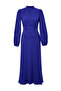 Saks Jakarlı Çiçekli Dokuma Elbise TCTSS24EB00064 - 10