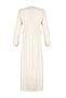 Stone Waist Tie-Detail Elasticated Cuff Aerobin Woven Dress TCTSS22EB00104 - 8