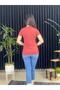 WOMEN'S CRYMMET V-NECK SHORT SLEEVE 100% COTTON T-SHIRT - 5