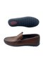 Yilmaz Men's Brown Leather Oropedic Sole Daily Stylish Shoes - 5