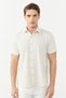 Short Sleeve Loose Slim Shirt - 2