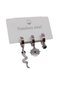 Set of 3 Stainless Steel Earrings - 2