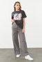Elastic Waist Cargo Pocket Trousers