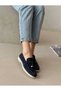Women's Comfortable Lightweight Soft Suede Tasseled Loafer Ballet Flats - 3