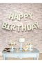 Retro Cream Happy Birthday Letter Letter Balloon Lettering Party Birthday