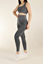 Melange Sports Bra Tights Set - 4