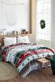 Istanbul Single Snowy Green Cotton Blanket - Good Night - 2