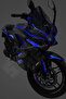 مجموعة ملصقات كاملة مخصصة من Bajaj Pulsar Rs 200