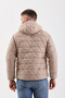 Men's Quilted Hooded, Inner Fleece, Water and Windproof Winter Sports Coat RBM-105 - 3