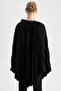 Nihan Peker Design Bow Collar Pleated Cloak Tunic X9226az22sm - 7