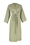 Haki Beli Bağlama Detaylı Keten Görünümlü Dokuma Kimono & Kaftan TCTSS24KK00001 - 12