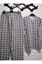 100% raw cotton, lycra-free, WINTER- spring raised, long sleeved, father's pajama set - 2