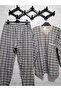 100% raw cotton, lycra-free, WINTER- spring raised, long sleeved, father's pajama set