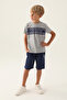 Boy's T-shirt-shorts Set - 3