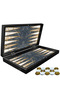 Grey Marble Pattern Small Backgammon