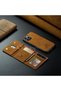 Apple iPhone 11 Compatible Leather Phone Case with Detachable Wallet Brown - 9