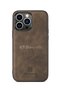 Apple iPhone 13 Pro Max Compatible Leather Phone Case with Detachable Wallet Dark Brown - 7
