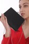 Black Color Breast Patterned Eye-Catching Evening Dress Portfolio Clutch Women's Bag New Season - 5