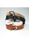 Basic Women's Trouser Belt, Jacket Belt, Dress Belt, Shirt Belt with Buckle - 7