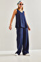 Women's Indigo Basic Top and Bottom Set 60111068 - 5