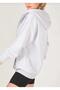 Women's Oversize Zippered Hooded Sweatshirt Cardigan-3Iplik - 3
