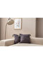 Home Design Double Decorative Tasseled Throw Pillow Cover Gray 43x43