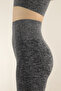 Short Sleeve Melange Sports Tights Set - 5