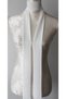 Biana chiffon long size tie off white - 4