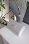 Mother-of-Pearl Satin Bow Stoned Rectangular Square Box with Cover Evening Dress Women's Bag - 2