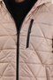Men's Quilted Hooded, Inner Fleece, Water and Windproof Winter Sports Coat RBM-105 - 2