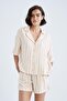 Relax Fit Regular Waist Linen Shorts W5324az22sm - 3