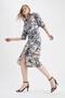 A-Line Patterned Normal Waist Midi Poplin 100% Cotton Skirt Y0178az22sm - 2