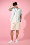 Modern Fit Printed Short Sleeve 100% Cotton Shirt Y3260az22hs - 2