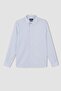 Modern Fit Italian Lapel Long Sleeve Shirt Y4380Az22Au - 7