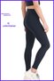 Women's Leggings High Waist Full Length Lycra Sports & Outdoor Navy Blue102101 - 2