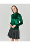 Replenishment Half-Necked Women's Velvet Blouse - 3