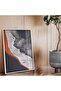 Abstract Patterned Metal Frame Table - 2