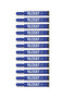 Hi-Text Permanent Marker Pen 12 Pieces Box Round Tip - 3