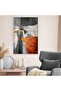 Abstract Patterned Metal Frame Table