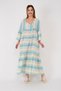 WOMEN'S AUTHENTIC RAW COTTON WOVEN LONG DRESS - 5