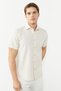 Short Sleeve Loose Slim Shirt - 4