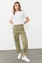 Cargo Pocket Trousers with Elastic Legs - 4