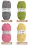 5 Pieces Premium Hard Bath Loofah Rope, fringed Rope, hand knitting rope, hard washcloth rope - 7